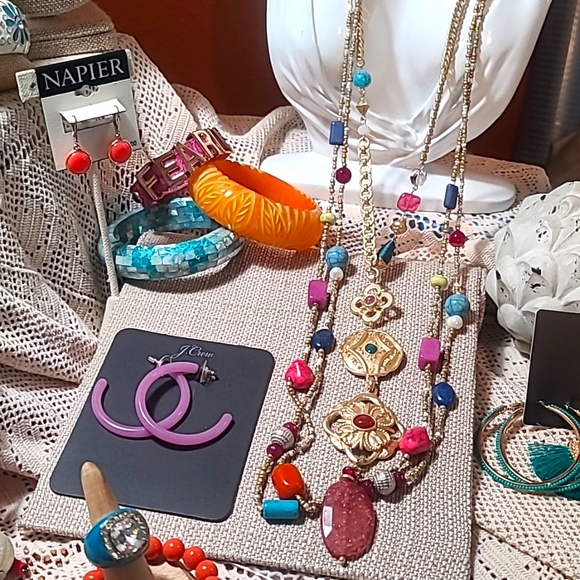 Huge Hot Summer ☀️ Brights 17-Item Jewelry Fiesta! BCBG, J.Crew, Baublebar, more - Picture 12 of 16